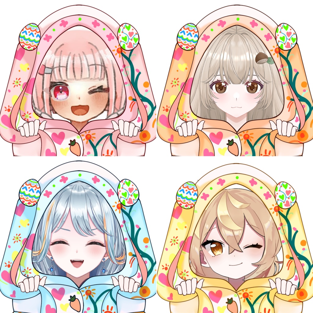 Vtuber素材_イースター衣装_高画質+商用利用権