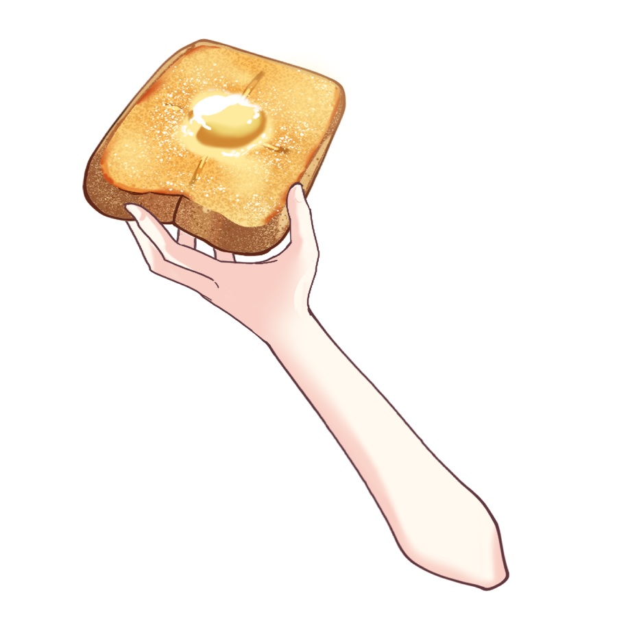 Vtuber素材_トースト3種_高画質+商用利用権