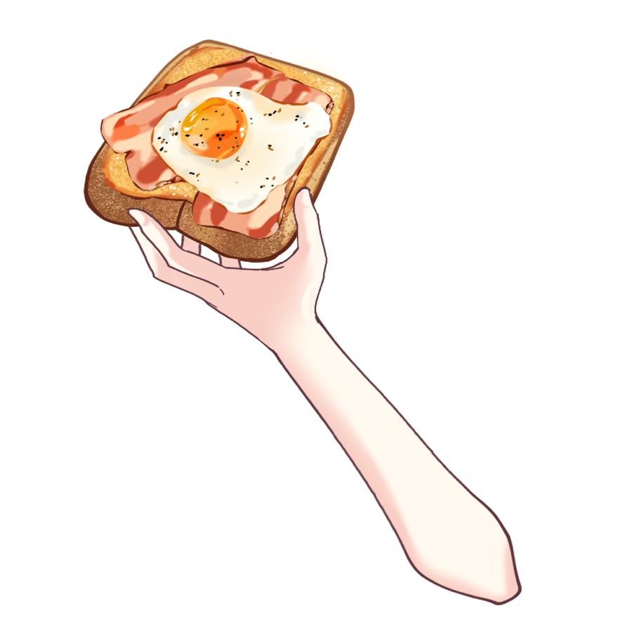 Vtuber素材_トースト3種_高画質+商用利用権