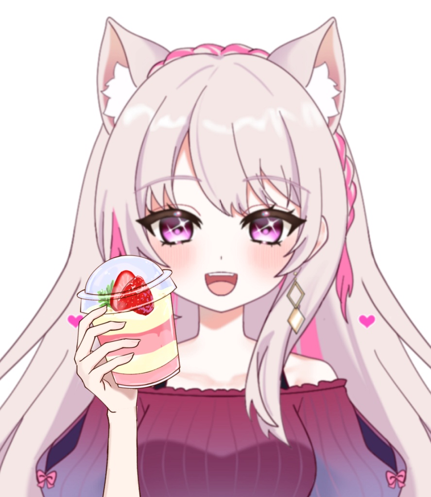 Vtuber素材_ムース３種_高画質+商用利用権