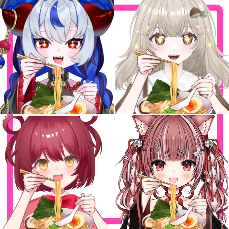 Vtuber素材_ラーメン_高画質+商用利用権