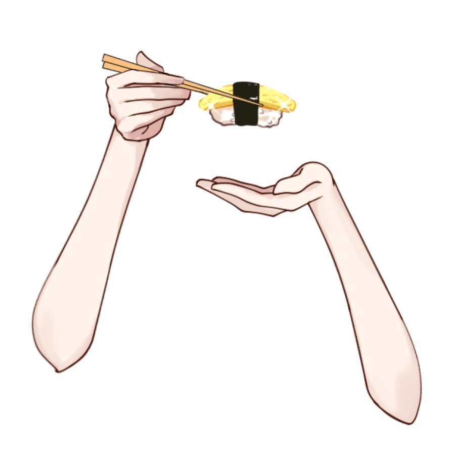 Vtuber素材_お寿司3セット_高画質+商用利用権