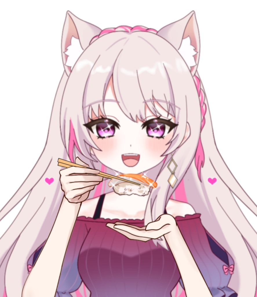 Vtuber素材_お寿司3セット_高画質+商用利用権
