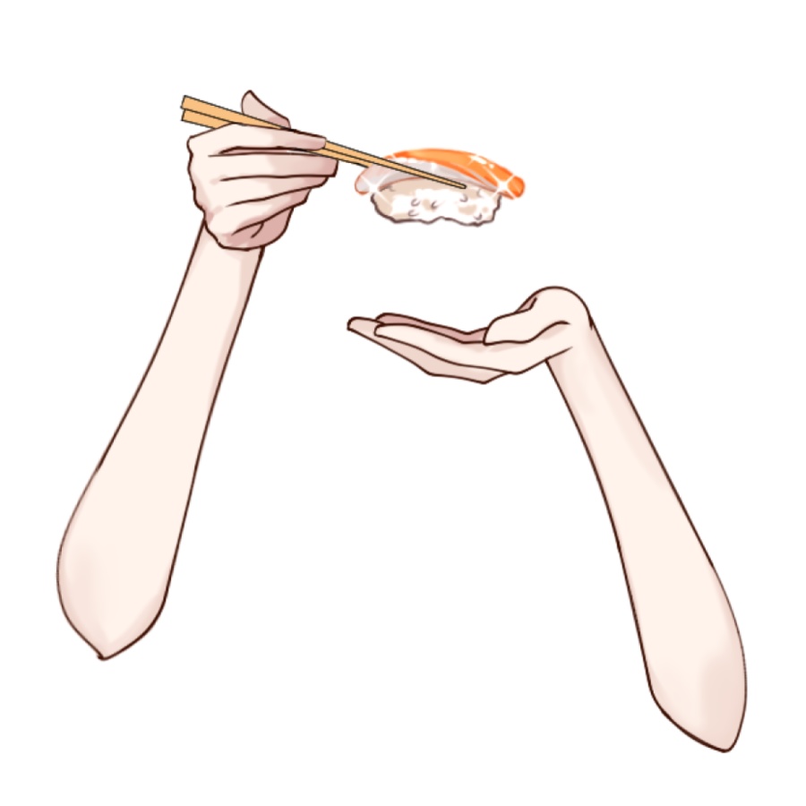 Vtuber素材_お寿司3セット_高画質+商用利用権