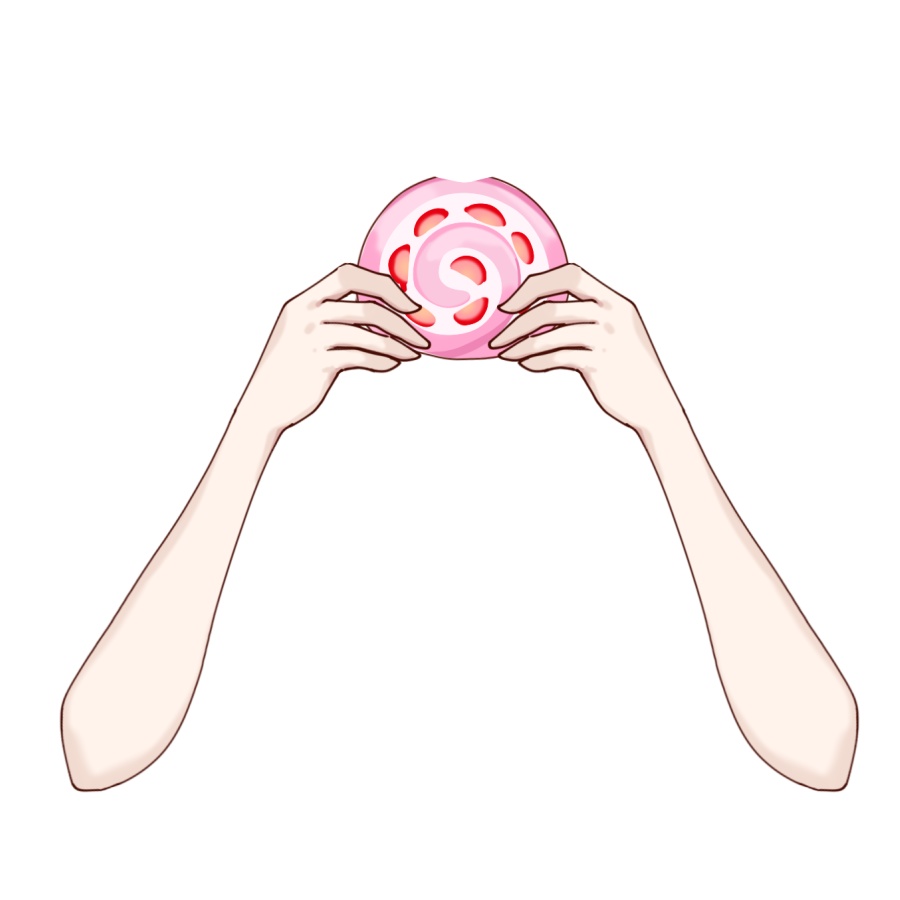 Vtuber素材_いちごロールケーキ_高画質+商用利用権