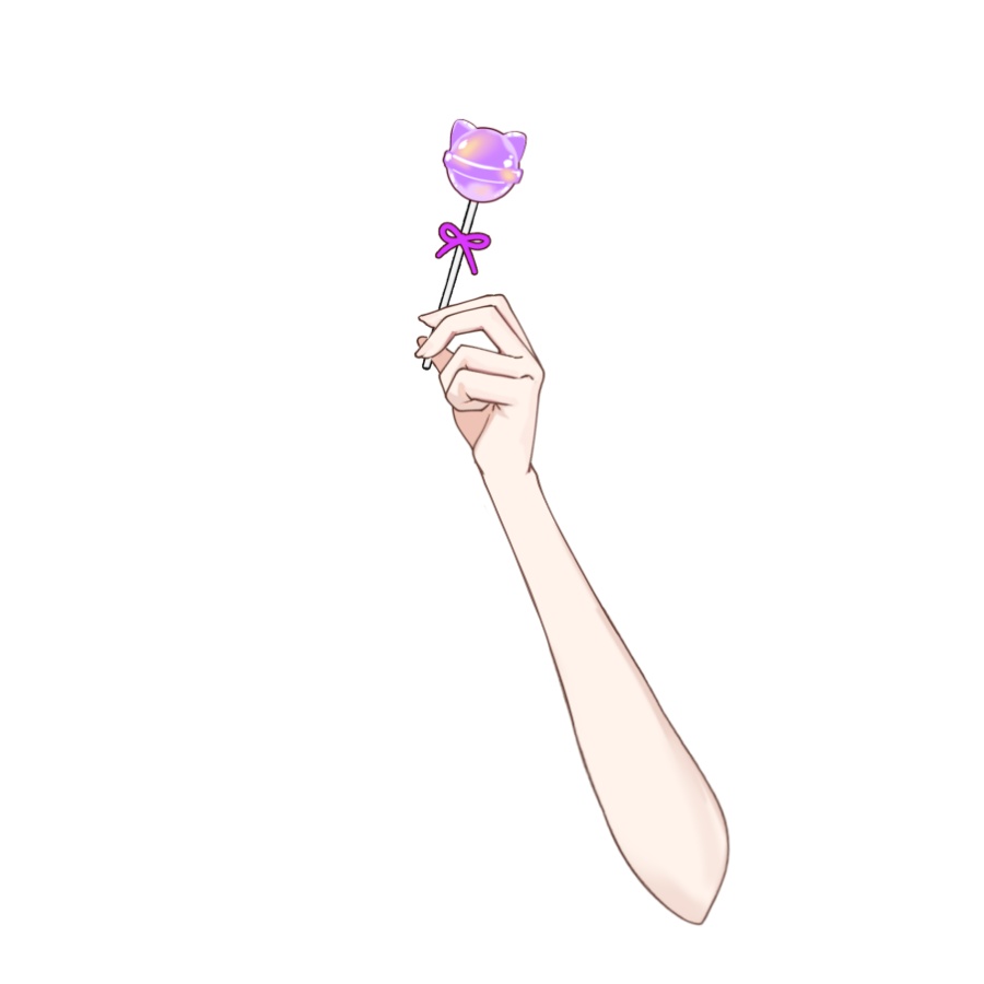 Vtuber素材_棒キャンディ4種_高画質+商用利用権