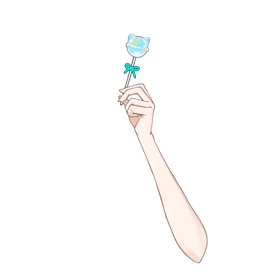 Vtuber素材_棒キャンディ4種_高画質+商用利用権