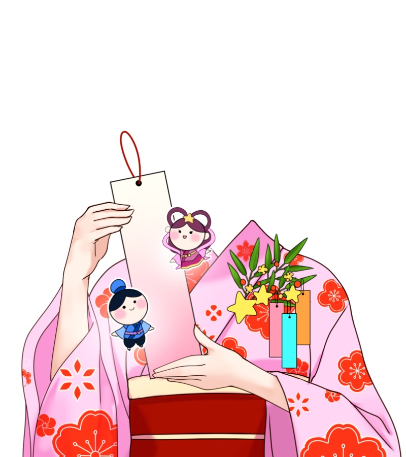 Vtuber素材_七夕(4色)素材