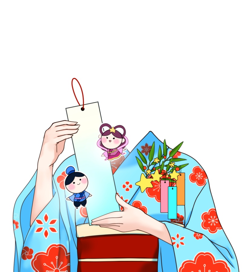 Vtuber素材_七夕(4色)素材