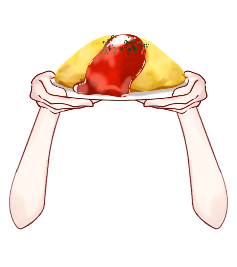 Vtuber素材_オムライス_高画質+商用利用権