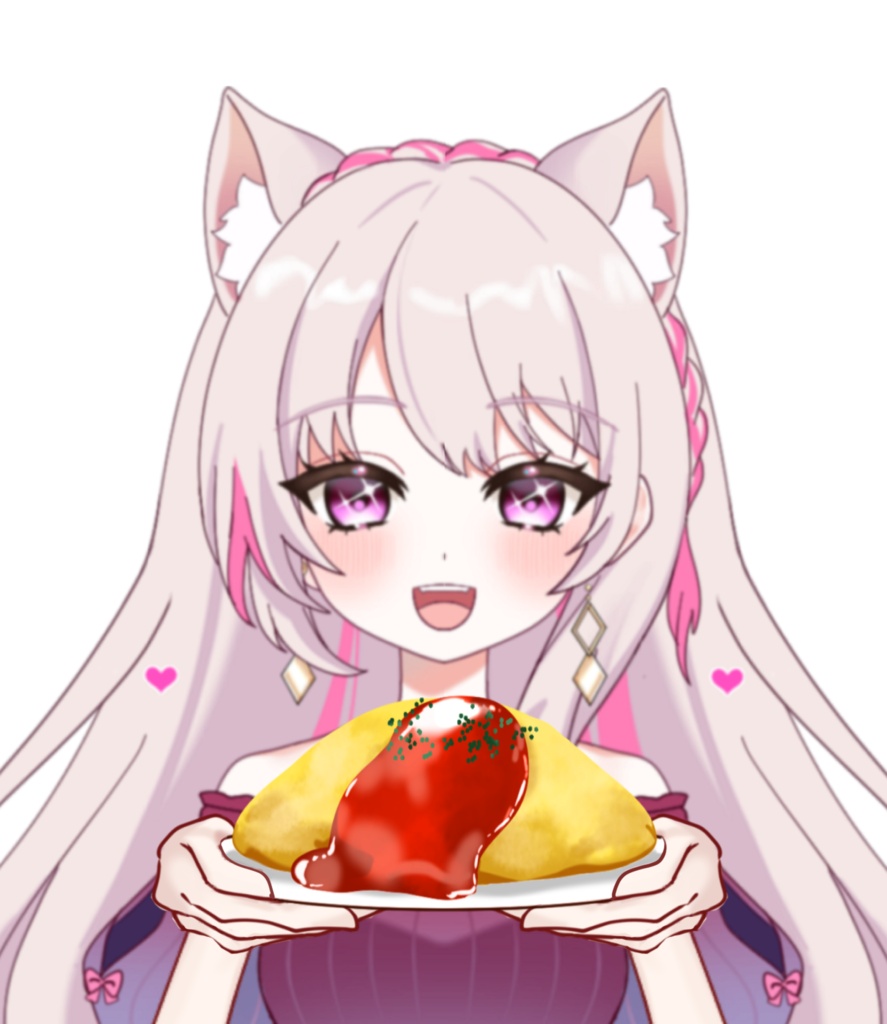 Vtuber素材_オムライス_高画質+商用利用権