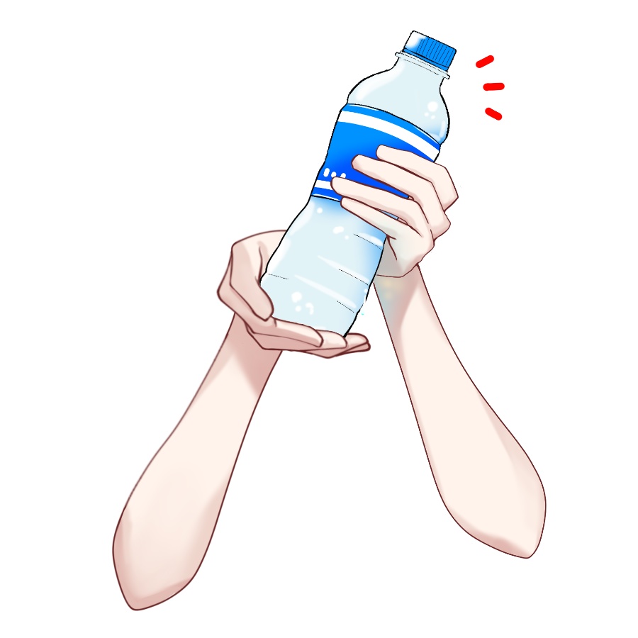 Vtuber素材_水分どうぞ!_高画質+商用利用権