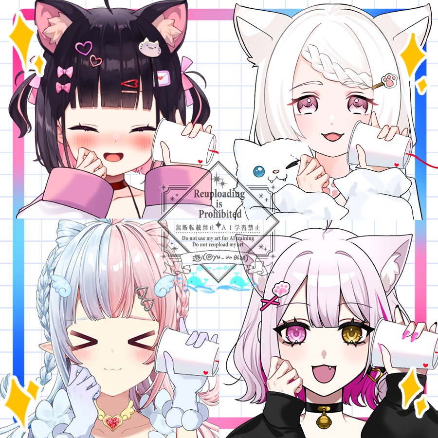 Vtuber素材_糸電話_高画質+商用利用権