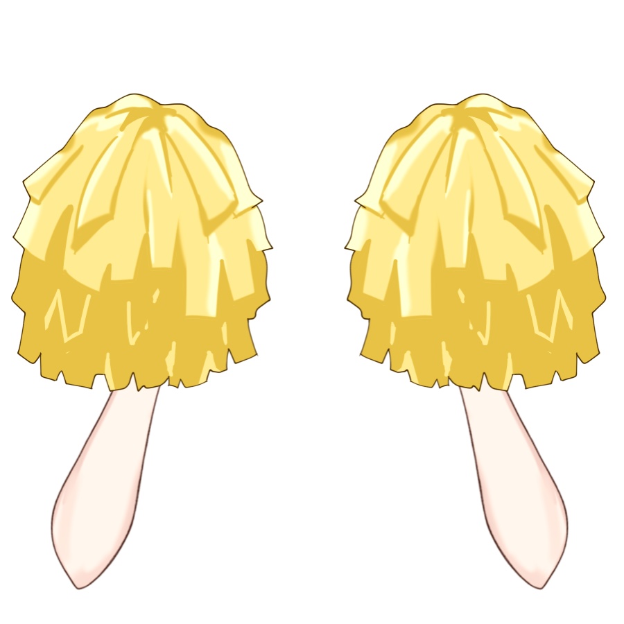 Vtuber素材_チアの手_高画質+商用利用権