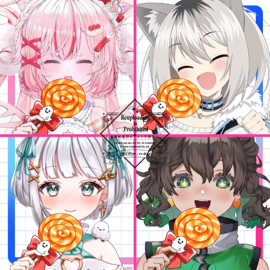 Vtuber素材_ハロウィンキャンディ_高画質+商用利用権