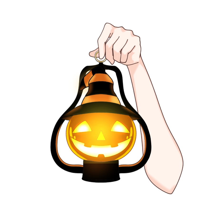 Vtuber素材_ハロウィンランプ_高画質+商用利用権