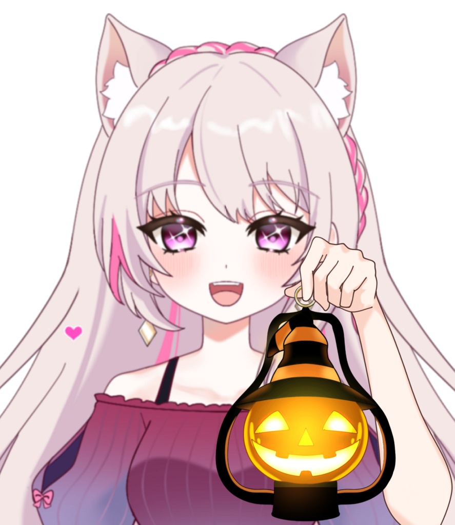 Vtuber素材_ハロウィンランプ_高画質+商用利用権