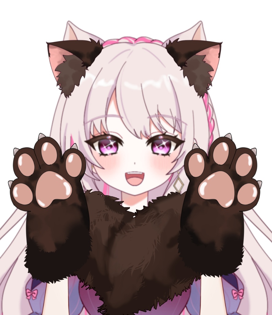 Vtuber素材_狼セット_高画質+商用利用権