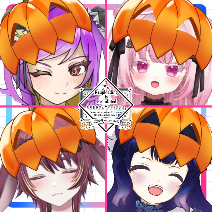Vtuber素材_ハロウィン帽子_高画質+商用利用権
