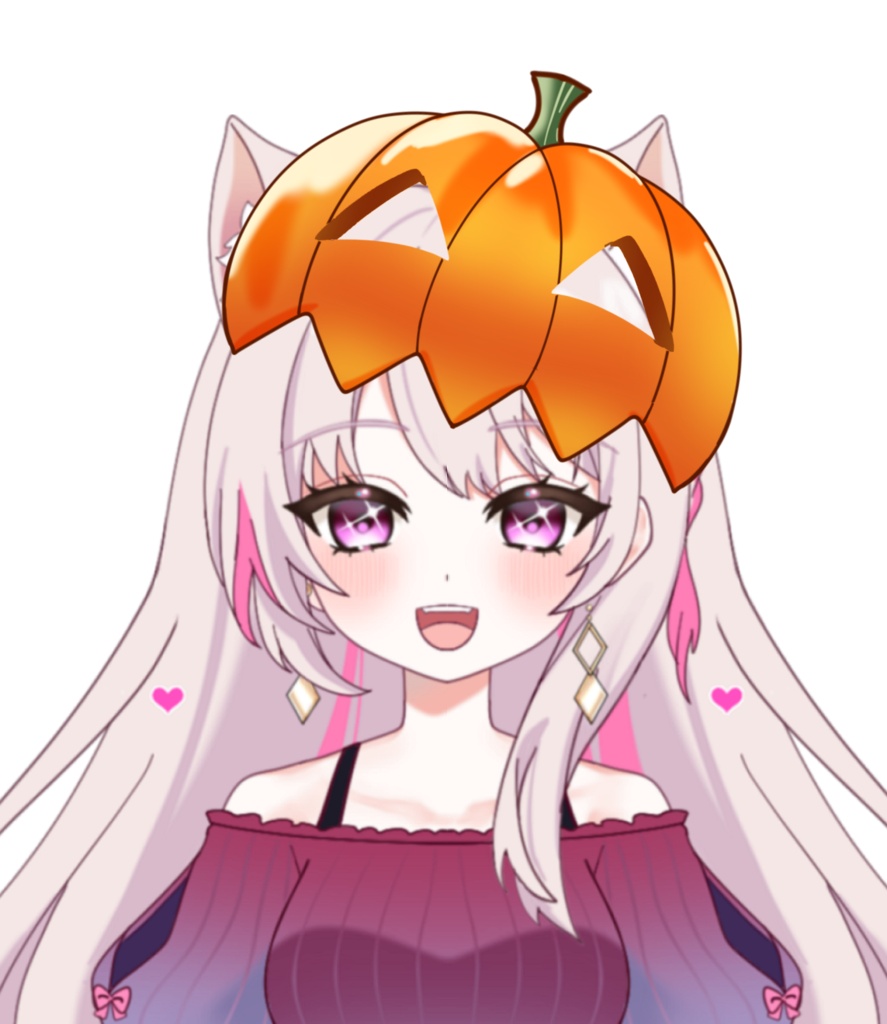 Vtuber素材_ハロウィン帽子_高画質+商用利用権
