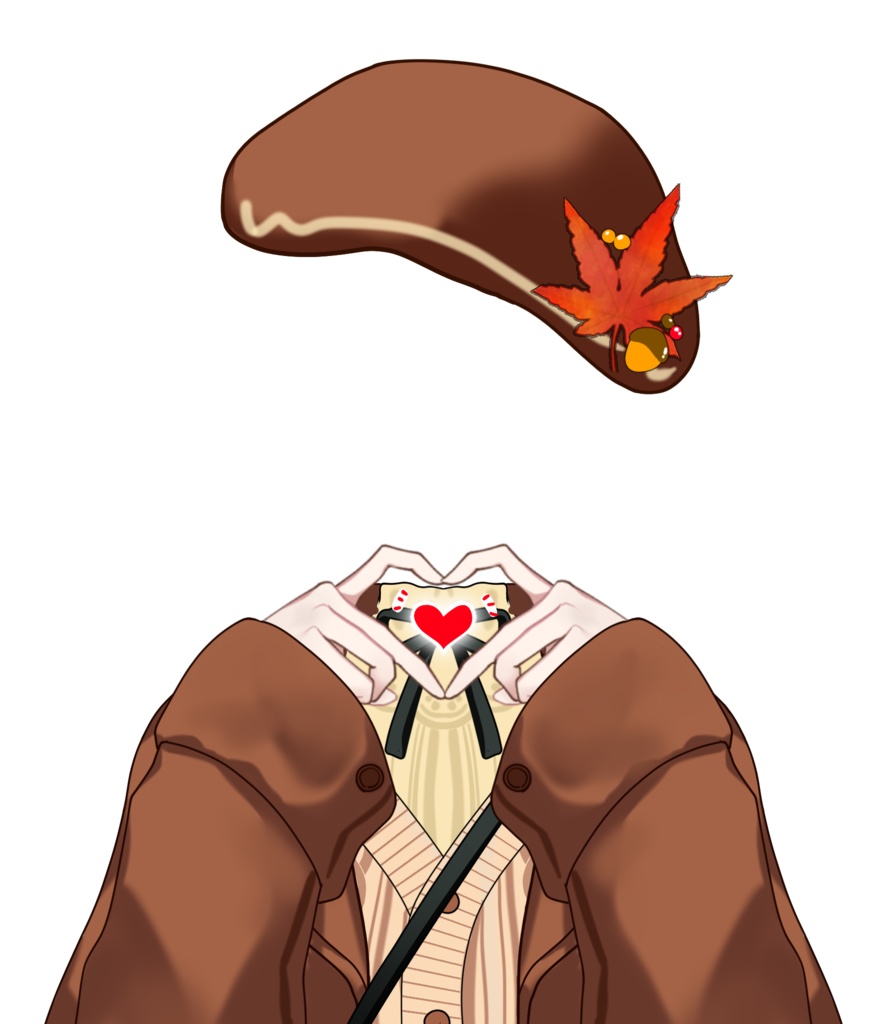 Vtuber素材_秋服素材_高画質+商用利用権