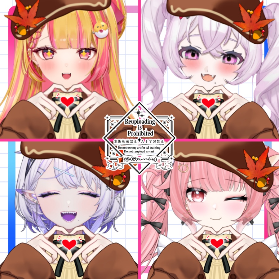 Vtuber素材_秋服素材_高画質+商用利用権