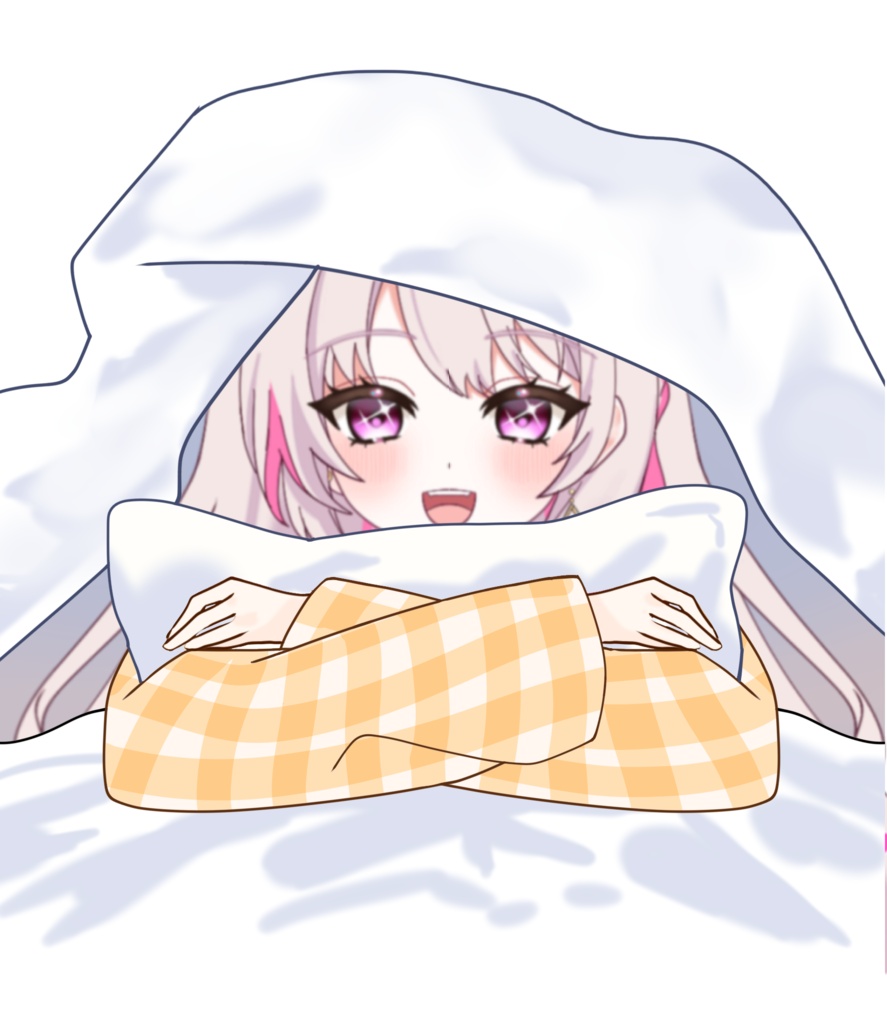 Vtuber素材_お布団かぶる素材_高画質+商用利用権