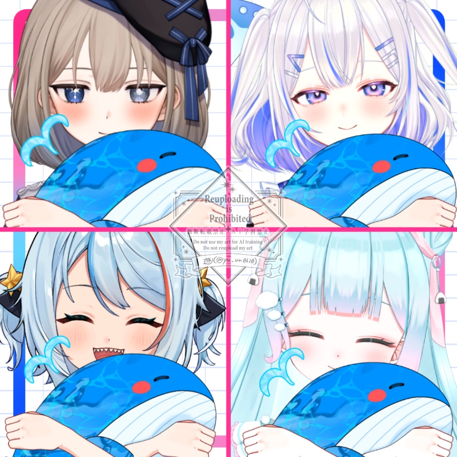 Vtuber素材__くじらぬいを持つ手の素材＿高画質+商用利用権