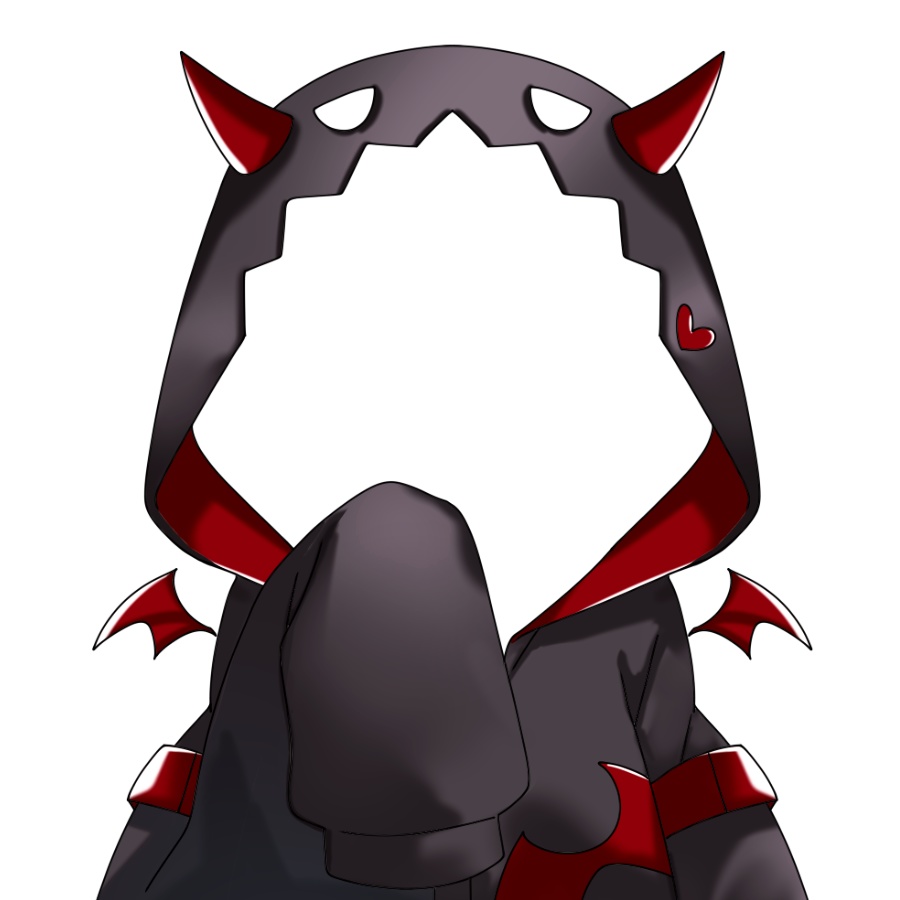 Vtuber素材_あくまパーカー