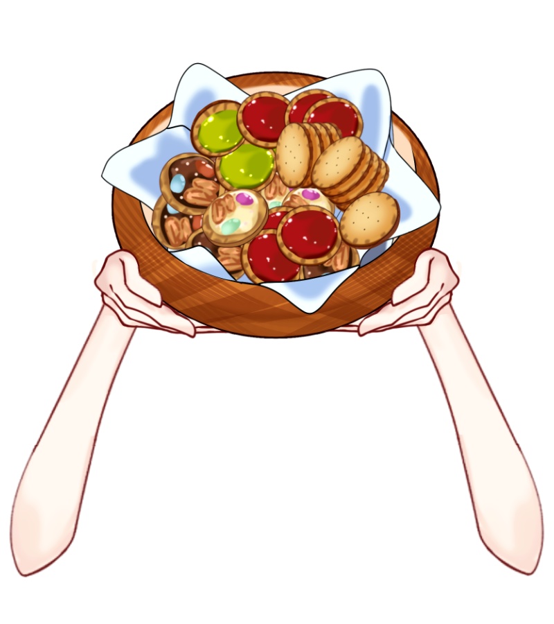 Vtuber素材_盛り盛りビスケットを素材