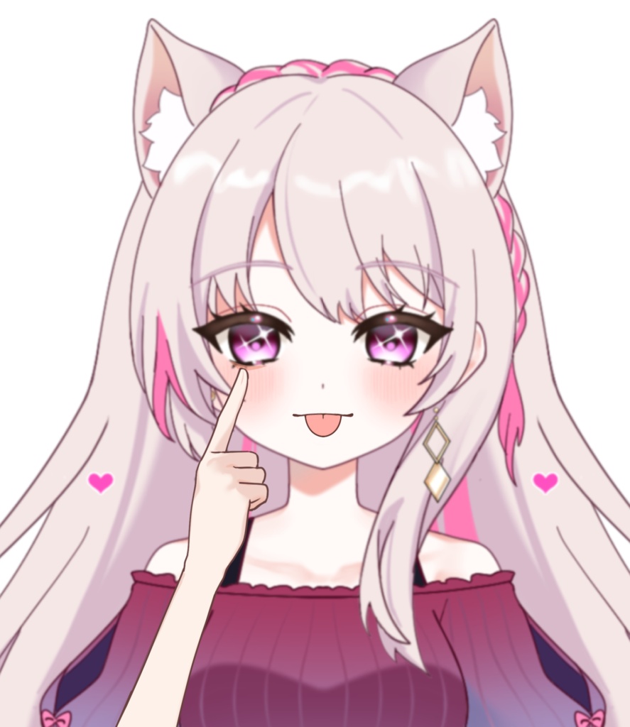 Vtuber素材_あっかんべーの素材