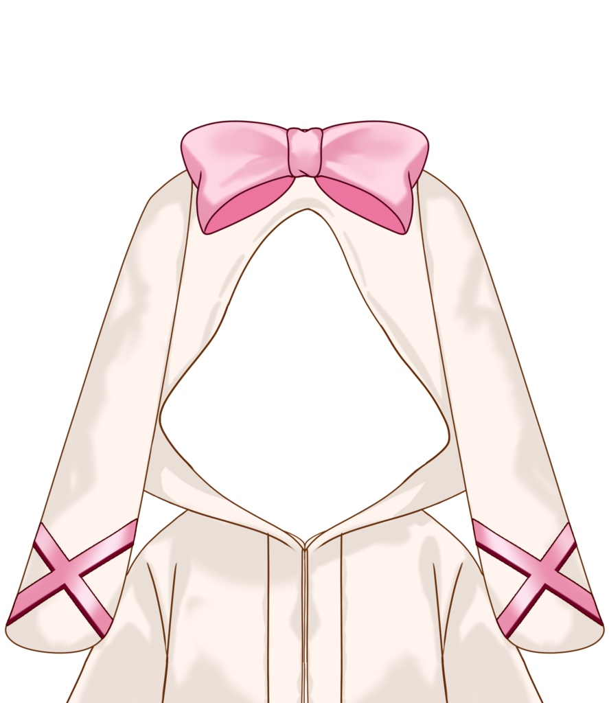 衣装素材_うさみみパーカー_全5色