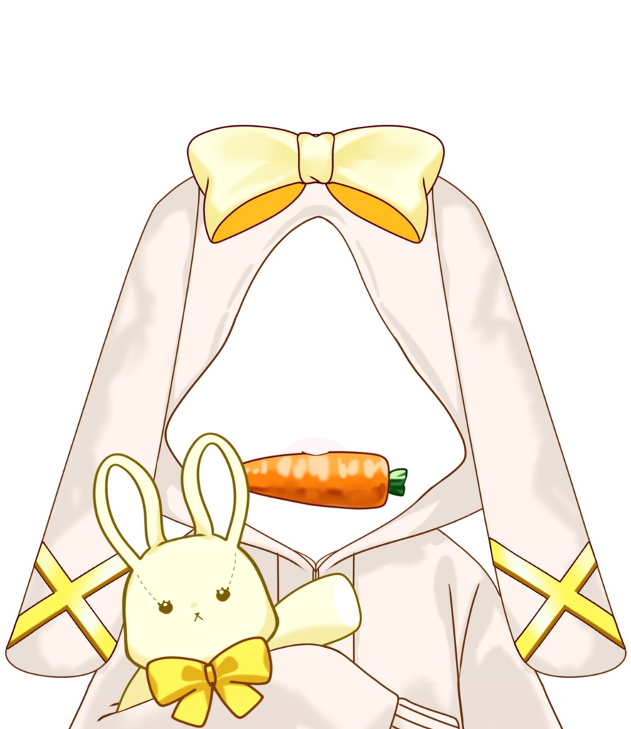 衣装素材_うさみみパーカー_全5色