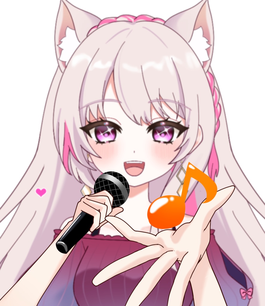 Vtuber素材_歌う素材