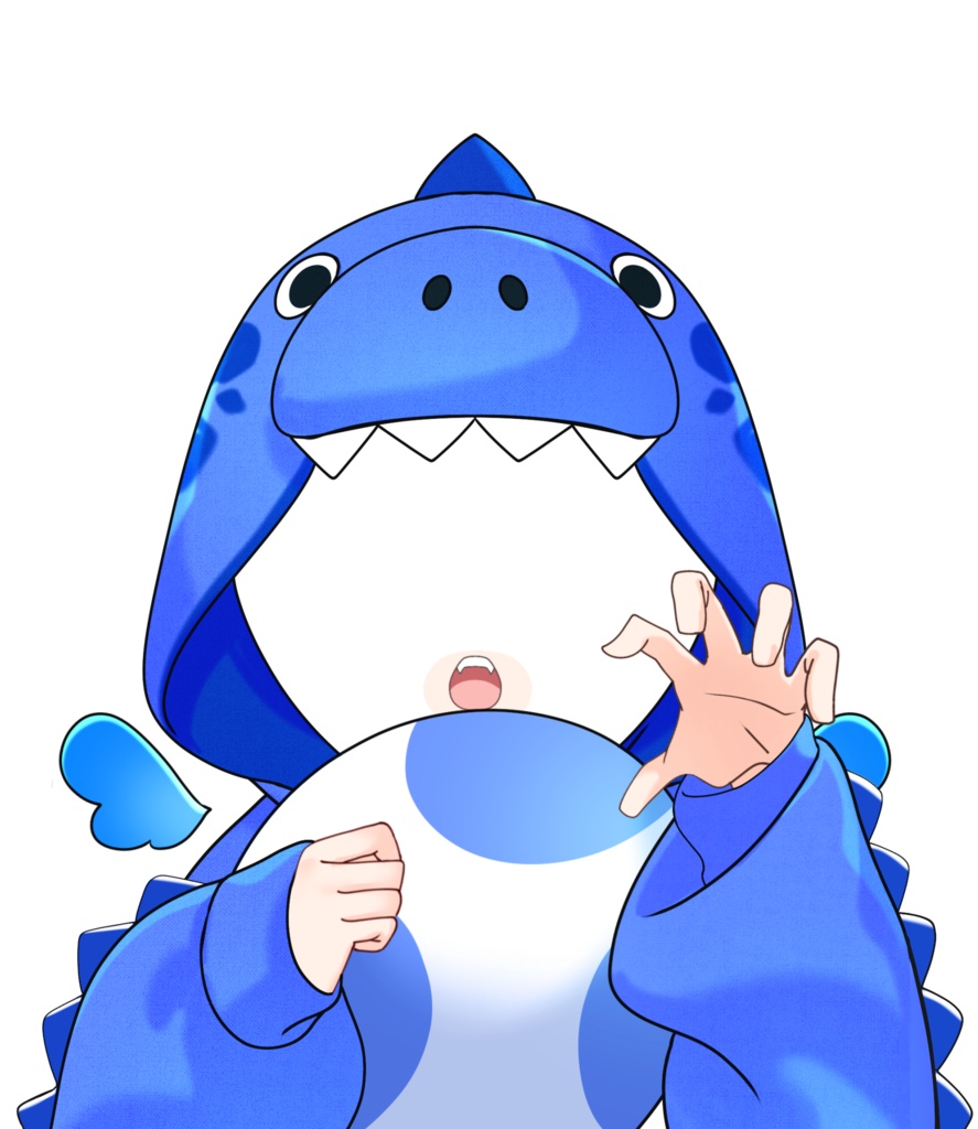 衣装素材_恐竜パーカー_全6色