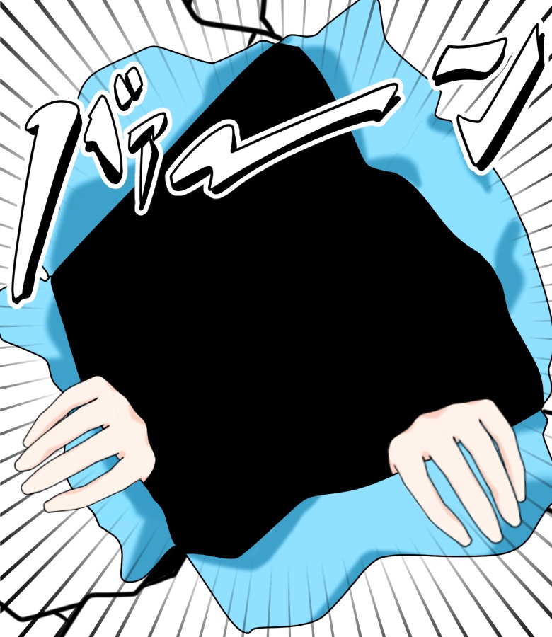 Vtuber素材_壁を破る素材