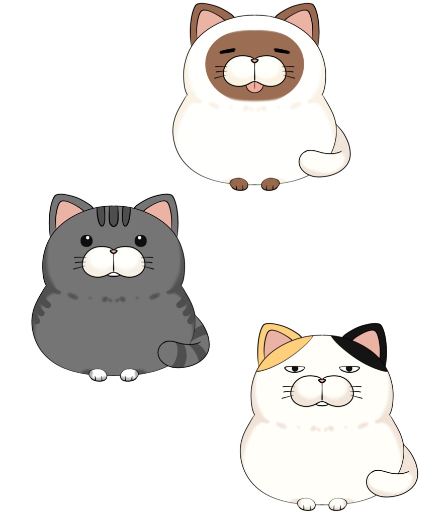 Vtuber素材_ねこを置く素材