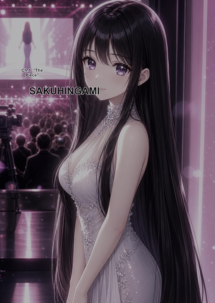 [English Edition] SAKUHINGAMI — The Piece, Ch.1: Hair-Show Haircut — Waist-Length Hair Cut to a Bowl Line and Everything Below It Shaved Smooth