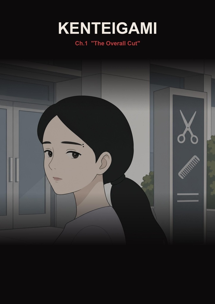 [English Edition] KENTEIGAMI — The Practical Exam, Ch.1: Forced Flattop — Her Sister's Waist-Length Hair Clippered into a Boxy Crew Cut
