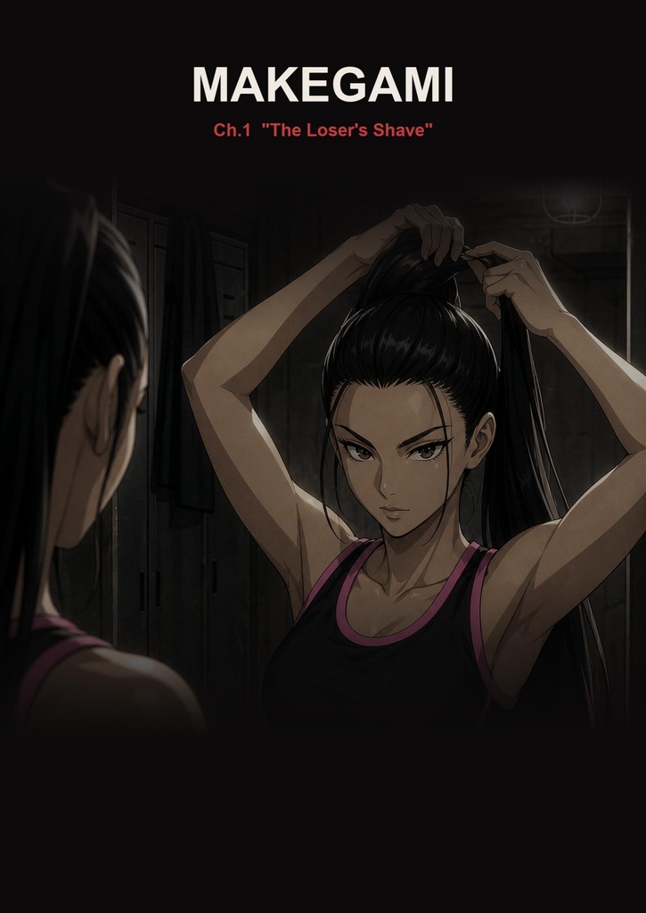 [English Edition] MAKEGAMI — The Loser's Hair, Ch.1: Hair-Match Forfeit — Bobbed to the Chin, Then the Crown Lathered and Razor-Shaved Bare