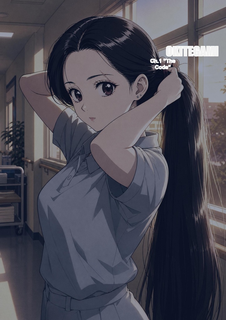 [English Edition] OKITEGAMI — The Code, Ch.1: Punishment Headshave — Hacked to a Bob, an X Clippered Bare into Her Scalp, Then Shaved Smooth