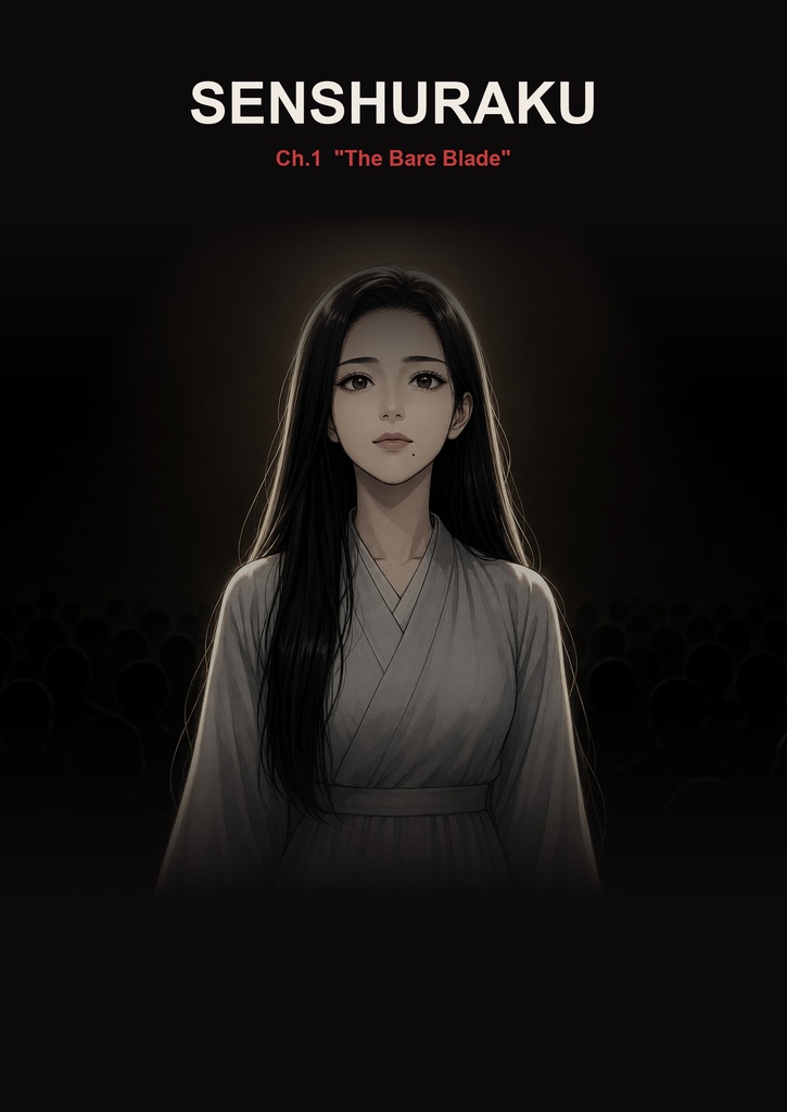 [English Edition] SENSHURAKU — The Final Curtain, Ch.1: On-Stage Haircut — An Actress Cuts Her Own Long Hair for Real, Then Is Clippered to a Shaved-Up Bob