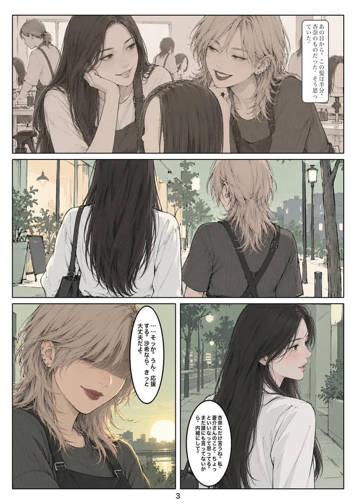 嫉み髪 第一話「前下がり」