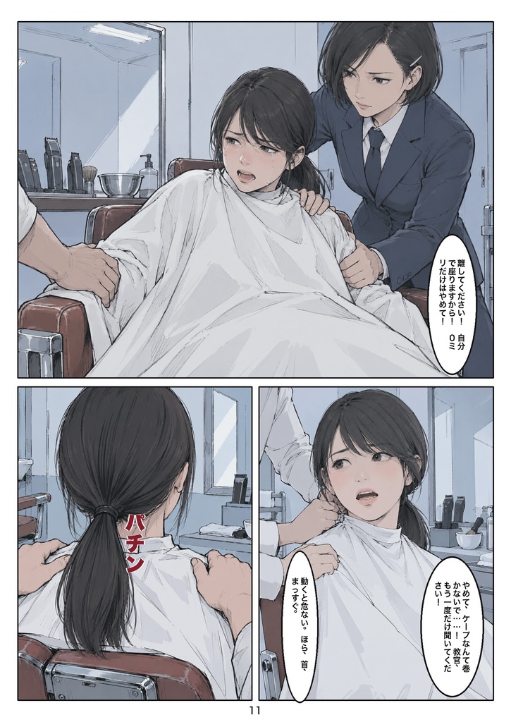 入校髪 第一話「〇ミリ」