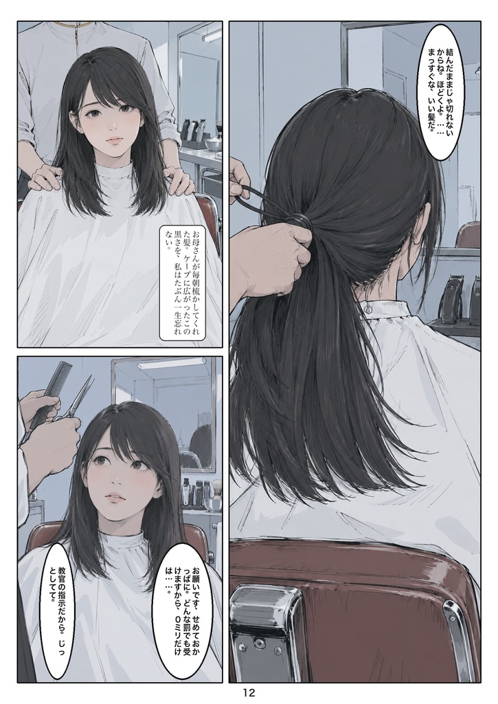 入校髪 第一話「〇ミリ」