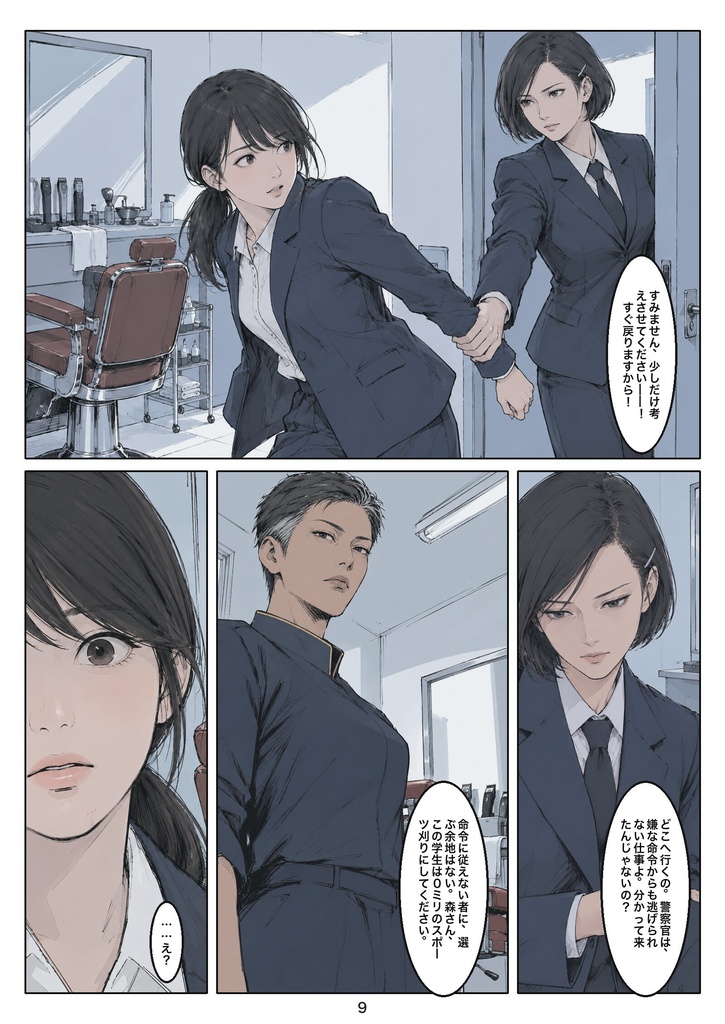 入校髪 第一話「〇ミリ」