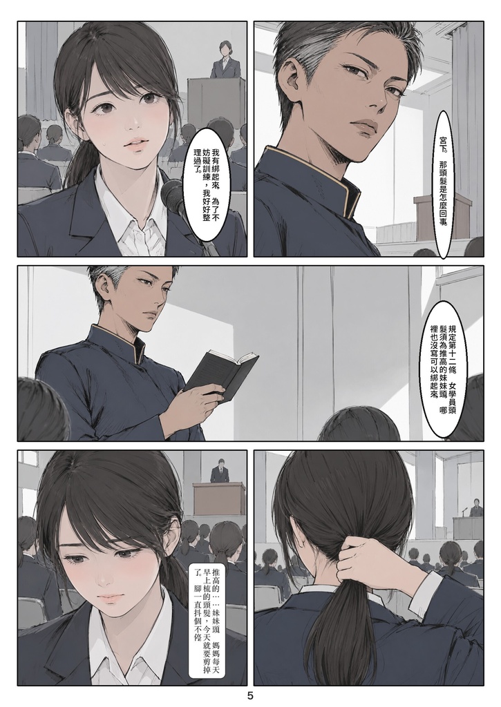 入校髪 第一話(繁體中文版)/入校髮 第一話「0毫米」