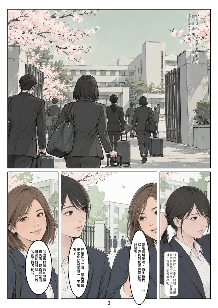 入校髪 第一話(繁體中文版)/入校髮 第一話「0毫米」