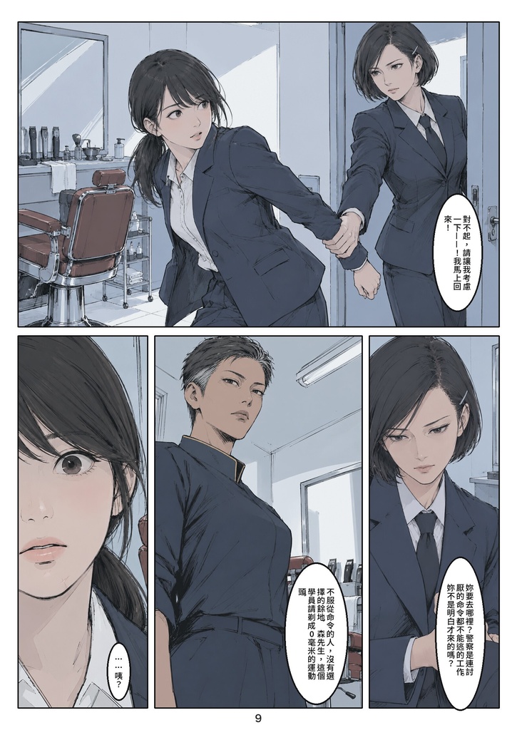 入校髪 第一話(繁體中文版)/入校髮 第一話「0毫米」