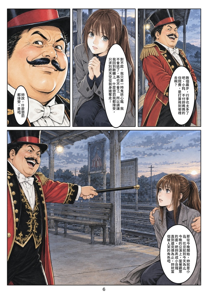 道化髪 第一話(繁體中文版)/道化髮 第一話「降格」